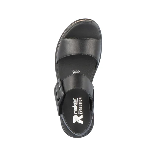 Rieker Damesandaler Med Stropper Midnight Black