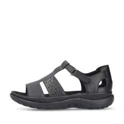 Rieker Damesandaler Med Stropper I Blank Sort