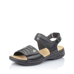 Rieker Damesandaler Med Stropper, Nat Sorte