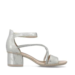 Rieker Damesandaler Med Stropper I Solv Metallic
