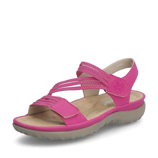 Rieker Damesandaler Med Stropper, Pink