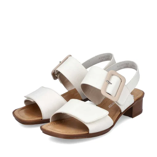Rieker Damesandaler Med Stropper I Lys Beige