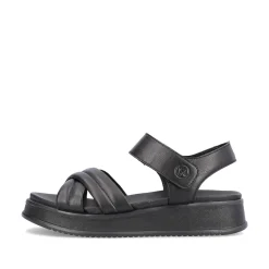 Rieker Damesandaler Med Stropper Midnight Black