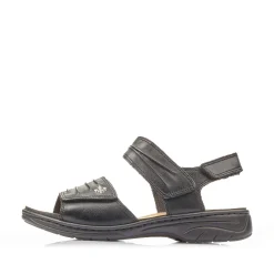 Rieker Damesandaler Med Stropper, Nat Sorte