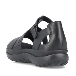 Rieker Damesandaler Med Stropper I Blank Sort