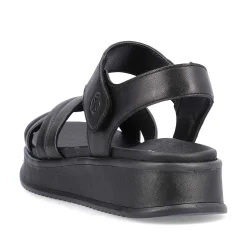 Rieker Damesandaler Med Stropper Midnight Black