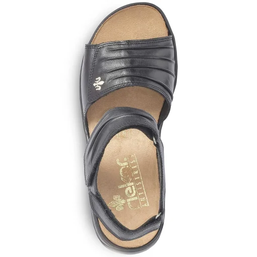 Rieker Damesandaler Med Stropper, Nat Sorte
