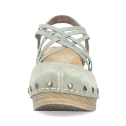 Rieker Damesandaler Med Stropper Mintgron