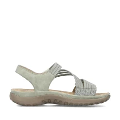 Rieker Damesandaler Med Stropper Mintgron