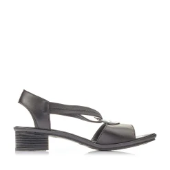 Rieker Damesandaler Med Stropper, Nat Sorte