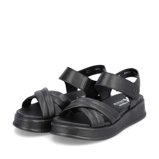 Rieker Damesandaler Med Stropper Midnight Black