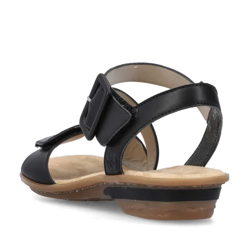 Rieker Damesandaler Med Stropper, Nat Sorte