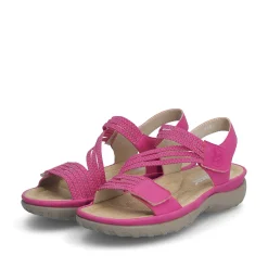 Rieker Damesandaler Med Stropper, Pink