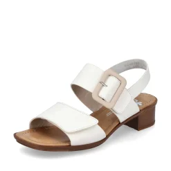 Rieker Damesandaler Med Stropper I Lys Beige