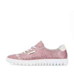 Rieker Damesko Med Snore, Blodpink