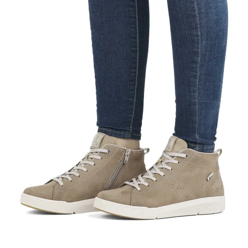 Rieker Damesneaker Hoj Cremebeige