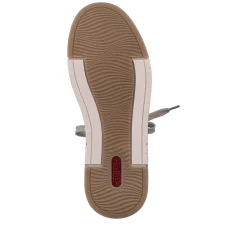 Rieker Damesneaker Hoj Hvid Beige