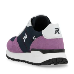 Rieker Damesneaker Lav Atlantic-Blue Violet