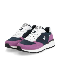 Rieker Damesneaker Lav Atlantic-Blue Violet