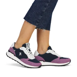 Rieker Damesneaker Lav Atlantic-Blue Violet