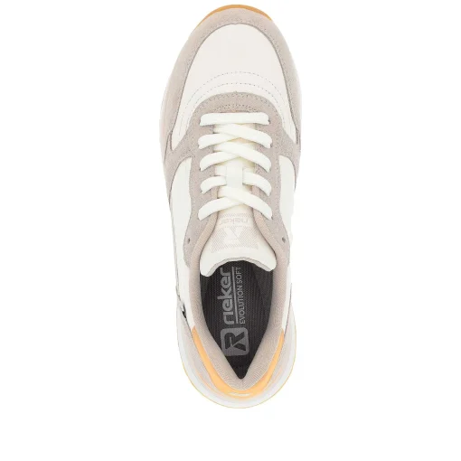 Rieker Damesneaker Lav Clay Beige Abrikos