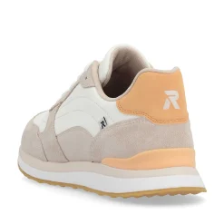 Rieker Damesneaker Lav Clay Beige Abrikos