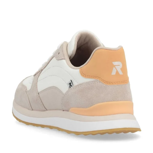 Rieker Damesneaker Lav Clay Beige Abrikos