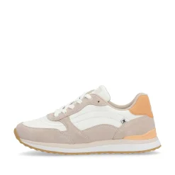 Rieker Damesneaker Lav Clay Beige Abrikos