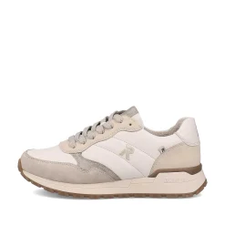 Rieker Damesneaker Lav Creme-Beige Sne