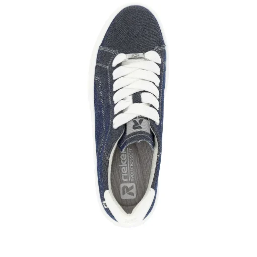 Rieker Damesneaker Lav Denim