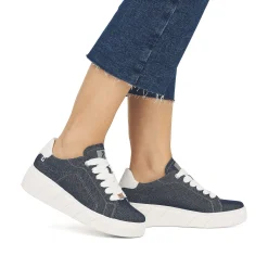 Rieker Damesneaker Lav Denim