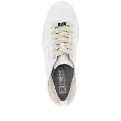 Rieker Damesneaker Lav Diamant-Hvid Champagne