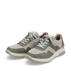Rieker Damesneaker Lav Kaktus Gron-Lys Beige