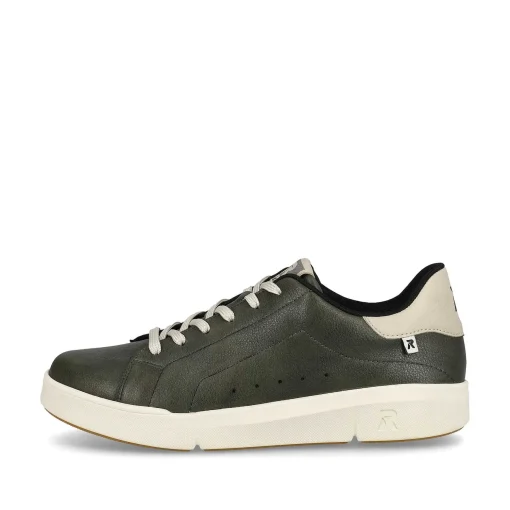 Rieker Damesneaker Lav Khaki Gra