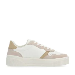 Rieker Damesneaker Lav Krystal-Hvid Sand-Beige