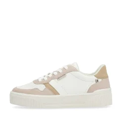 Rieker Damesneaker Lav Krystal-Hvid Sand-Beige
