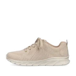 Rieker Damesneaker Lav Lys Beige
