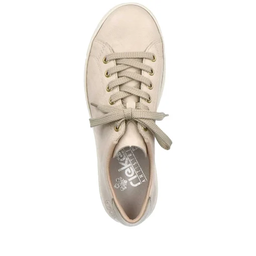 Rieker Damesneaker Lav Lys Beige