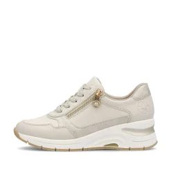 Rieker Damesneaker Lav Lys Beige