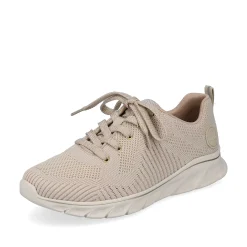 Rieker Damesneaker Lav Lys Beige