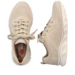 Rieker Damesneaker Lav Lys Beige