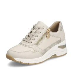 Rieker Damesneaker Lav Lys Beige