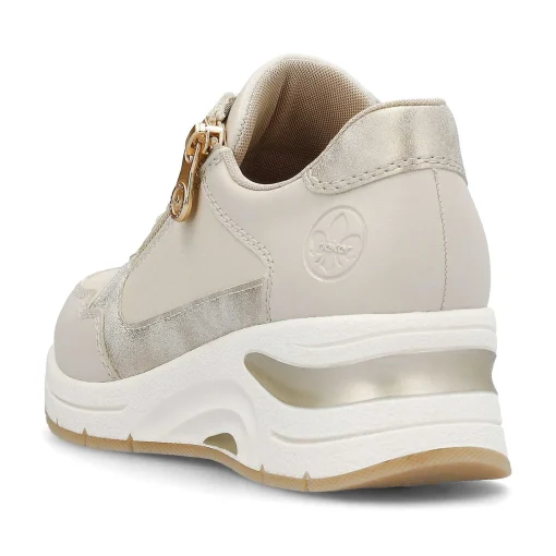 Rieker Damesneaker Lav Lys Beige