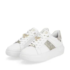 Rieker Damesneaker Lav Swan-White Gold