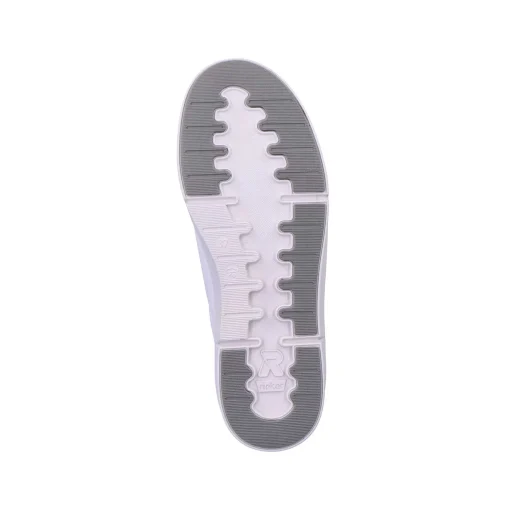 Rieker Damesneaker Lav Swan-White Beige