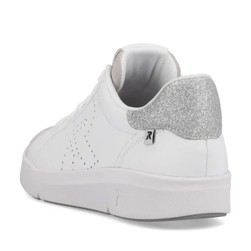Rieker Damesneaker Lav Swan-White Beige
