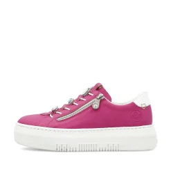 Rieker Damesneaker Low Blood Pink