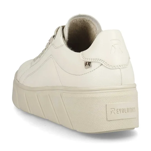 Rieker Damesneaker Low Frost White