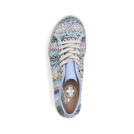 Rieker Damesnoresko Multi-Sky Blue