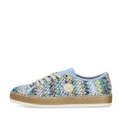 Rieker Damesnoresko Multi-Sky Blue